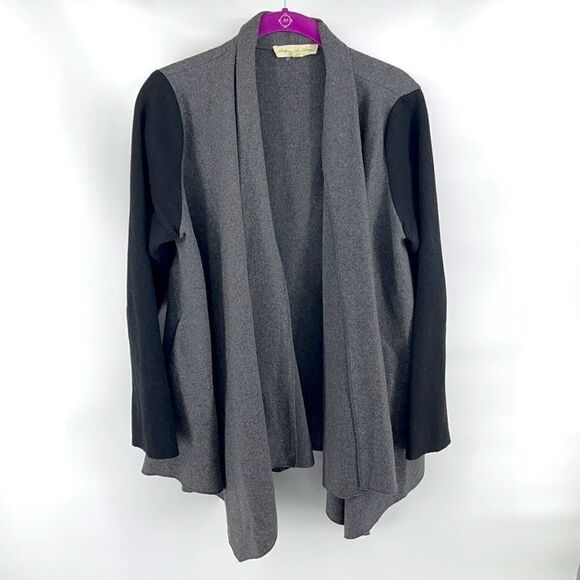 Staring At Stars wool open front cardigan jacket sweater top color block medium - Picture 1 of 12